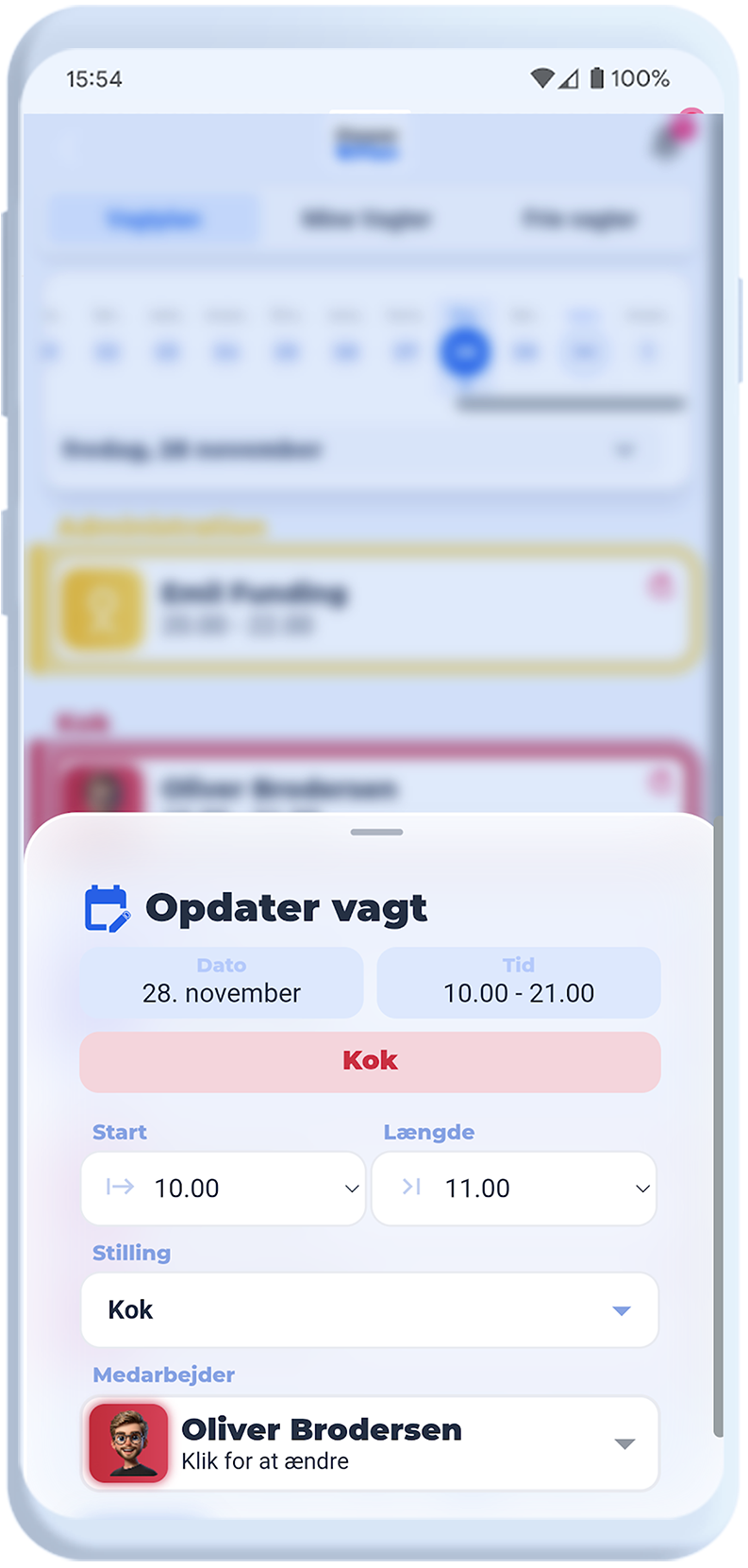 PowerPlan	editing shift in app screenshot
